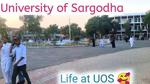 Main Campus Sargodha University | Life at Sargodha University
