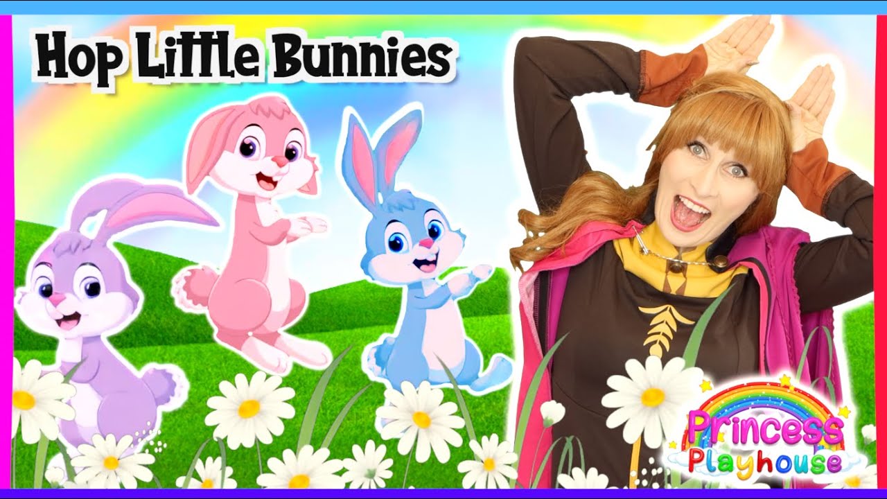 Hop Little Bunnies with Anna ️ | Frozen Princess Dance & Nursery Rhyme ...
