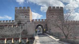 The Walls of Constantinople Built by the Roman Empire! GREAT WALK! - Turkey Istanbul - ECTV