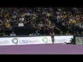Alabama Gymnastics: Geralen Stack-Eaton on the Floor Exercise at LSU