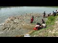 Amazing Big Fish Catching Skill | Fisherman Catching lot of Big Fish with a Fishing Net (Part-03)