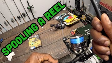 How to put line on a spinning reel (BRAID)