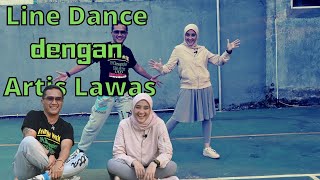 Belajar basic Line Dance dengan Rico Yusran / Line Dance Pemula / Penty Nurafiani official