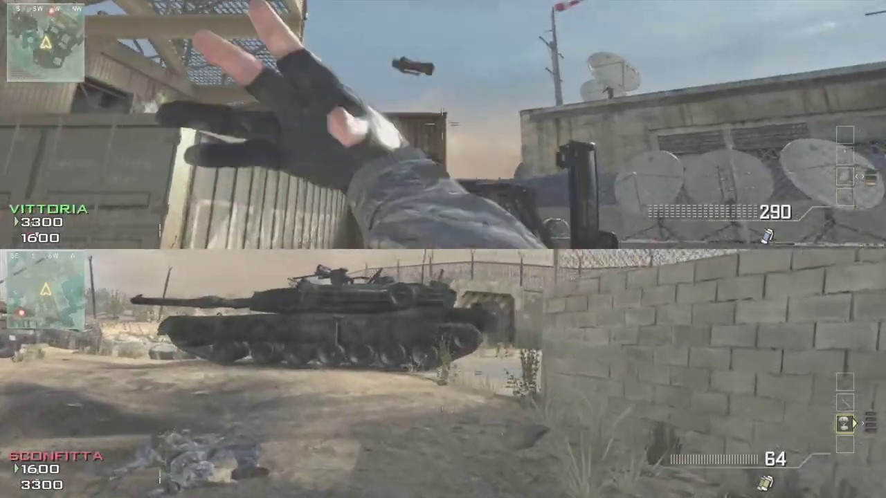 call of duty modern warfare 2 multiplayer split screen