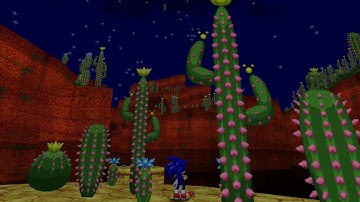 SRB2 OLDC 2023 Round 1 - Sandy Night Zone Speedrun as Adventure Sonic (0:14.80)