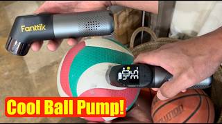 Fanttik Ball Pump.  Tested On Assorted Sports Balls.  Worked great!
