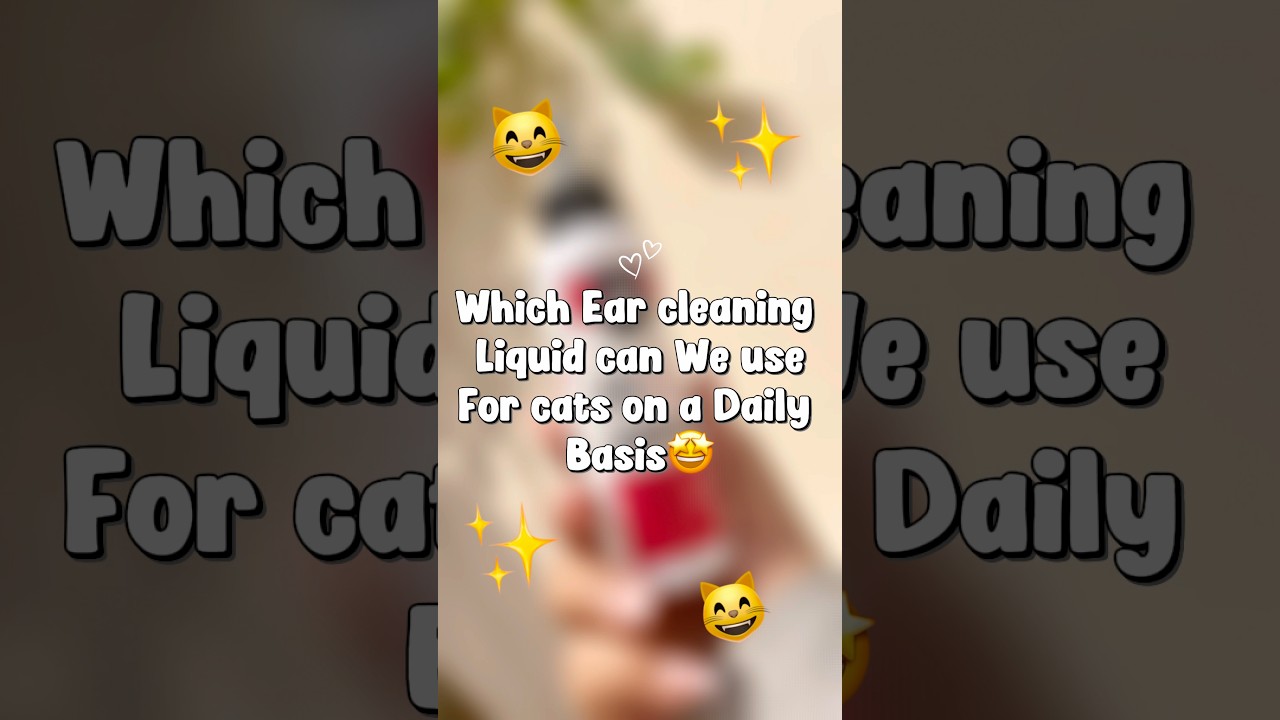 Cat ear cleaning liquid for regular use🤩❤️✨