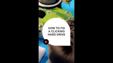 How to fix a clicking hard drive - damaged heads, watch to learn