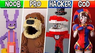LEGO ALL Characters in The Amazing Digital Circus: Noob, Pro, HACKER! / (Compilation №1)