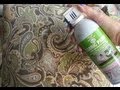 DIY HOW TO SPRAY PAINT OVER A PATTERN ON FURNITURE DIY HOW TO SPRAY PAINT OVER A PATTERN ON FURNITURE