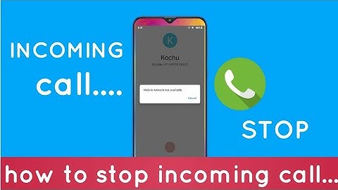 How to stop incoming call | എങ്ങനെ ശല്യം കാൾ ചെയ്തു ചെയ്യുന്നവരെ ഒഴുവാക്കാം