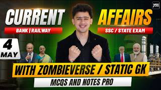 🔴4 May 2026 | Daily Current Affairs | For Bank, Insurance &amp; SSC Exams
