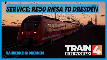 TSW4 | Service: RE50 05:45 Riesa to Dresden | DB BR442 Talent 2 | Nahverkehr Dresden | PZB SIFA On