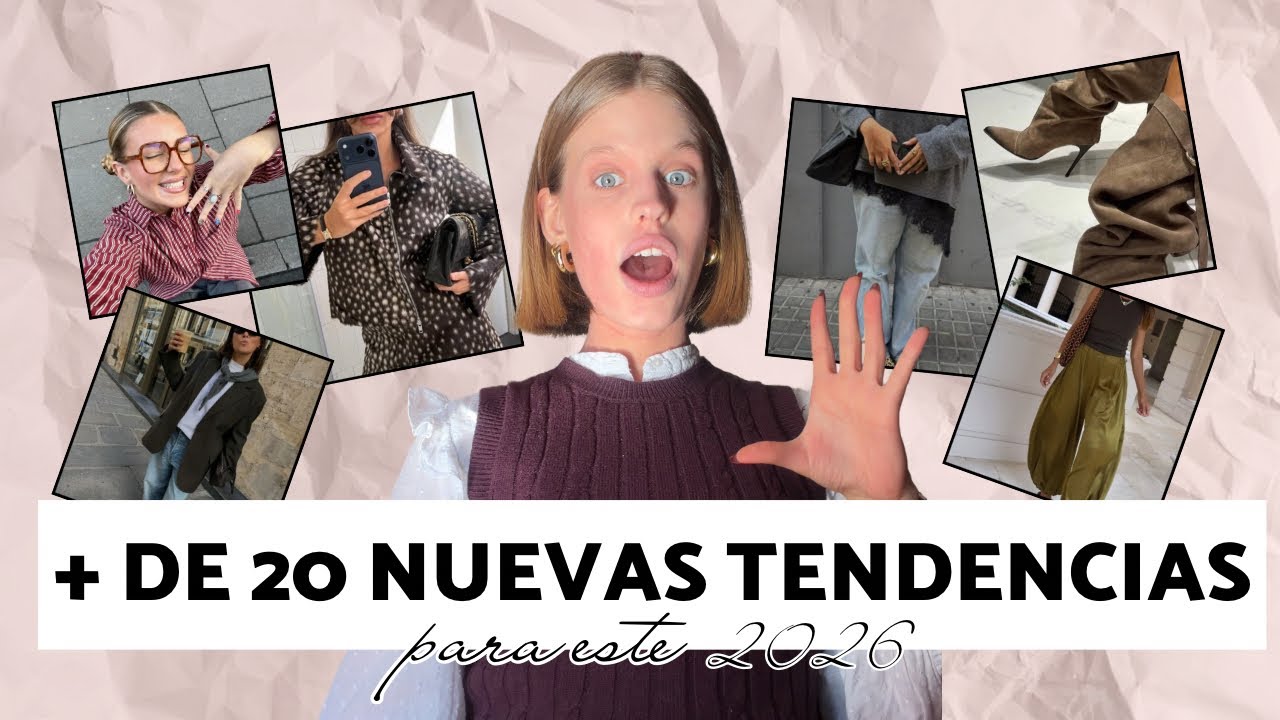 Estas son las PRENDAS que se LLEVARÁN en 2026