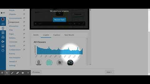 Viewing Quiz Results on Canvas Studio