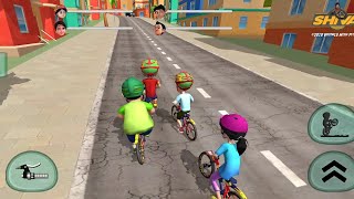 साइकिल वाला शिवा | shiva ki cycle | शिवा कार्टून - Saikal wala cartoon |शिवा साइकिल |gadi game khela screenshot 4