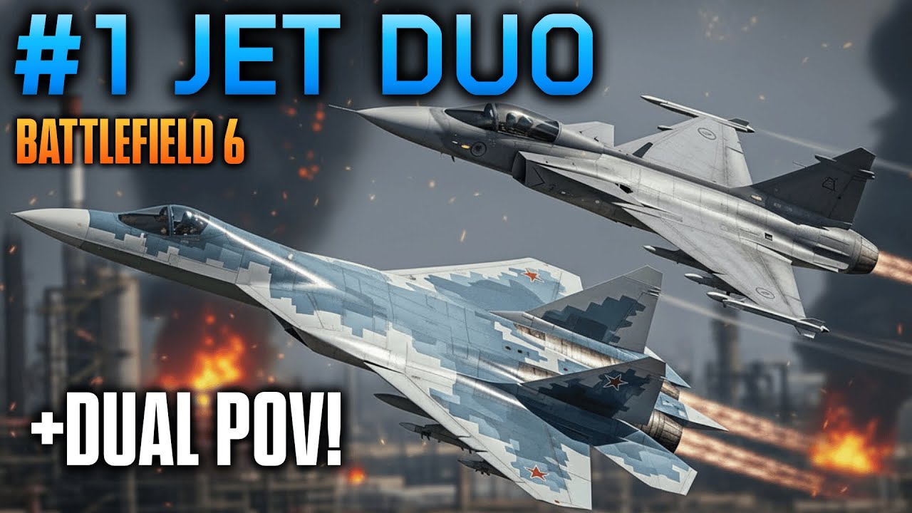 Когда ЛУЧШИЕ пилоты реактивных истребителей BF6 ОБЪЕДИНЯЮТСЯ...