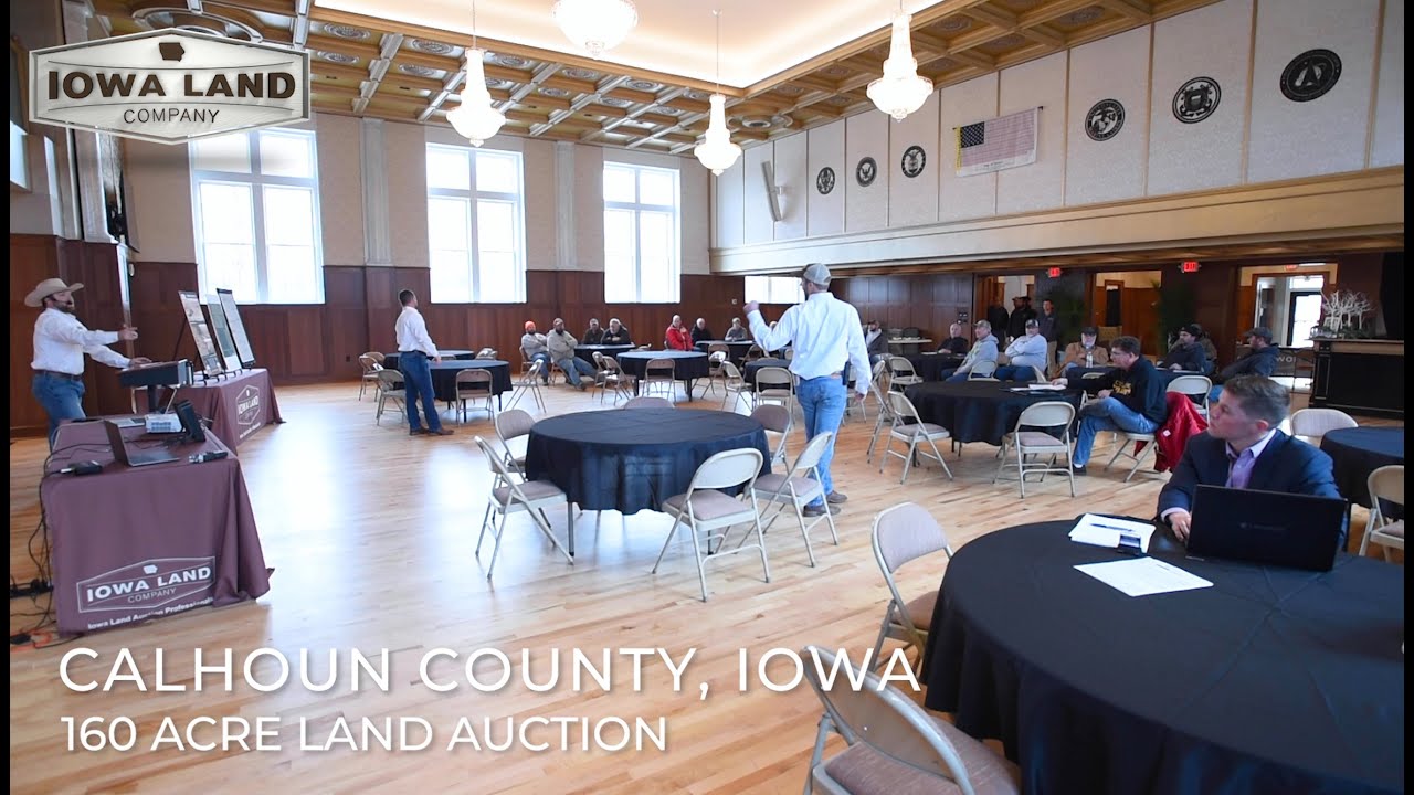$13,200 Per Acre Calhoun County, Iowa 160 Acre Farmland Auction | Iowa Land Company