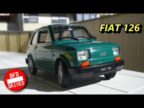 Fiat 126p - model w skali 1:21