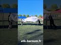 Repli instantané barnum 3x4.5m blanc – analyse visuelle #outdoor