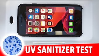 UV STERILIZER BOX  Phone Sanitizer Test