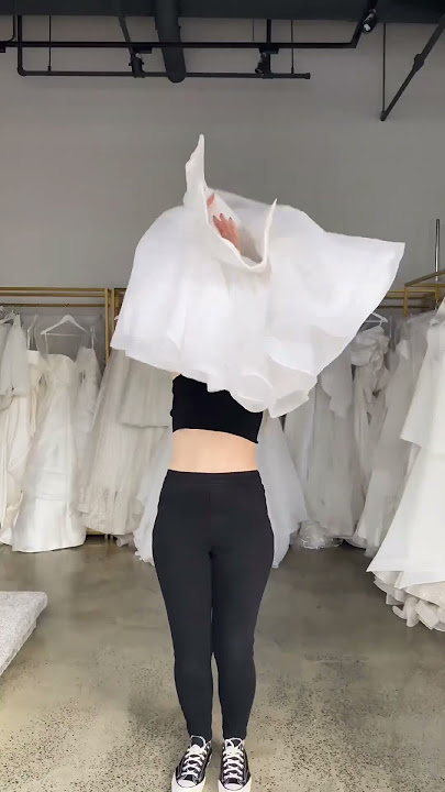 Mix and match your own dream dress as you wish! Trying on wedding dress. Wedding outfit ideas.