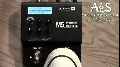 Line 6 M5 Modeling Stompbox Demo