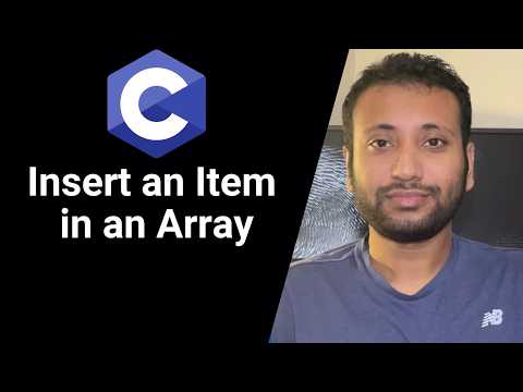 C programming Bangla Tutorial 5.199 : Insert an item in an array