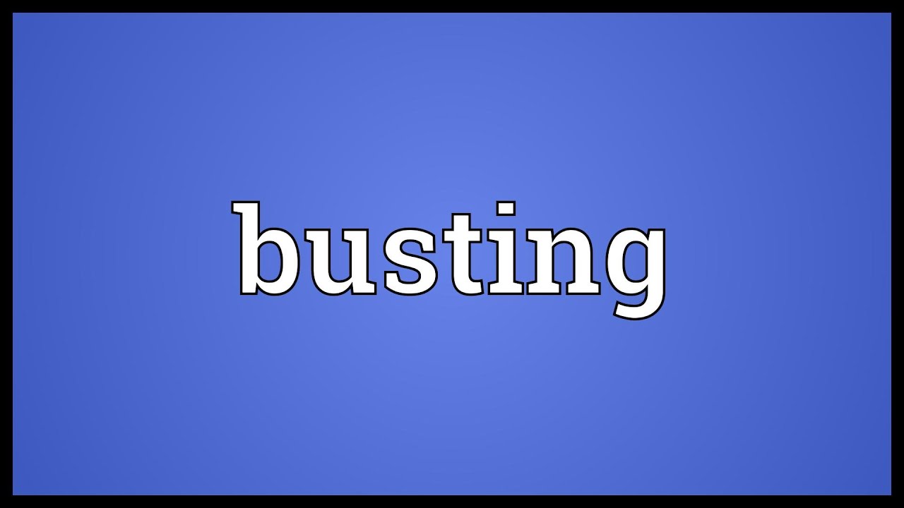 Busting Meaning 