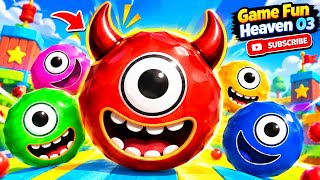 Android 😱 Hungry balls Game Level 1281- 1330 ! Android/ios ! Game Fun Heaven 03 ! Walkthrough Game ! screenshot 5