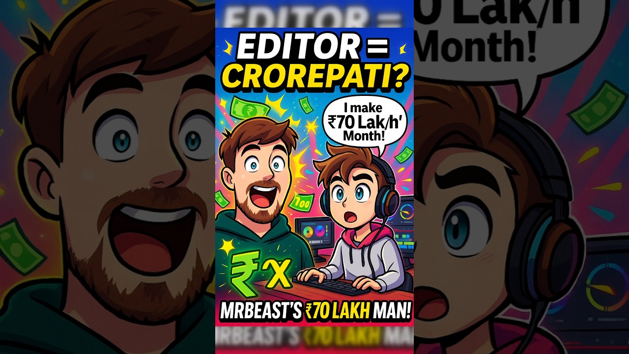 MrBeast ka Editor ₹70 Lakh Mahine Kama Raha Hai!