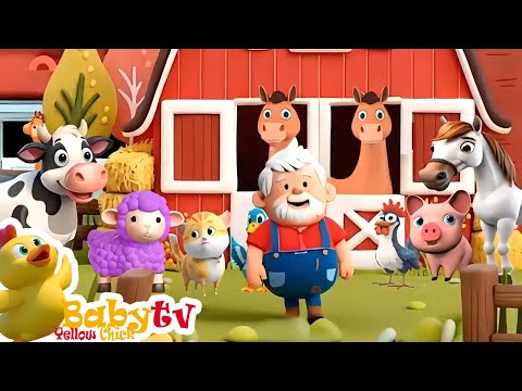 Old MacDonald Had A Farm Nursery Rhymes Kids Songs BabyTVYellowChick 