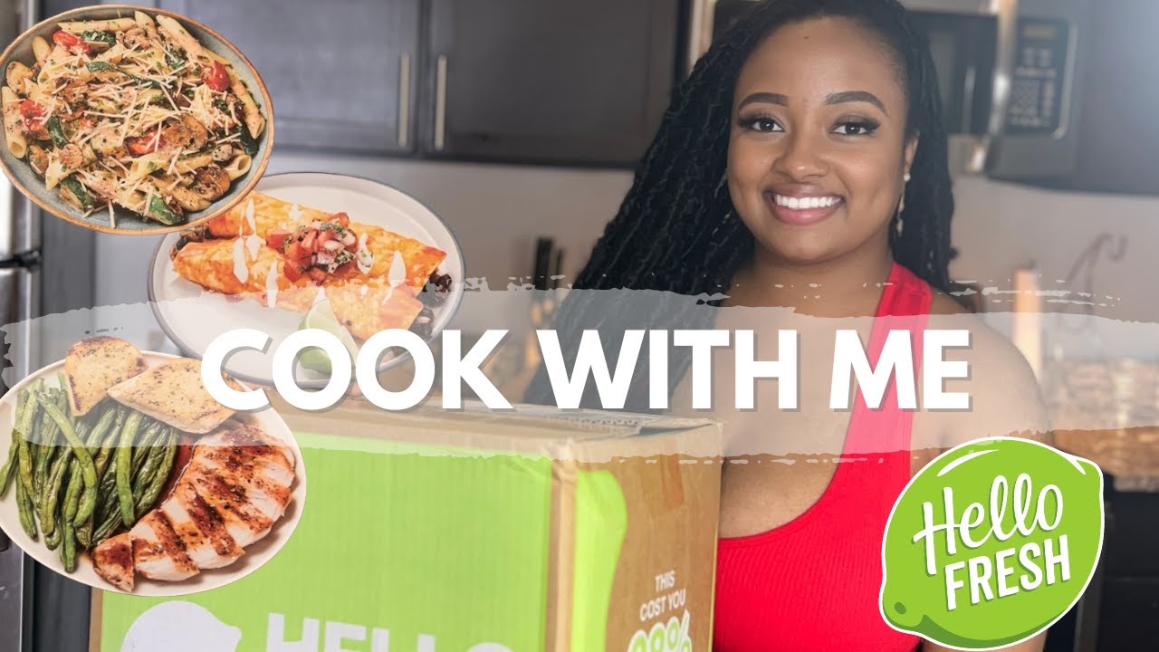 COOK WITH ME | WEEK OF HELLO FRESH MEALS | HONEST REVIEW
