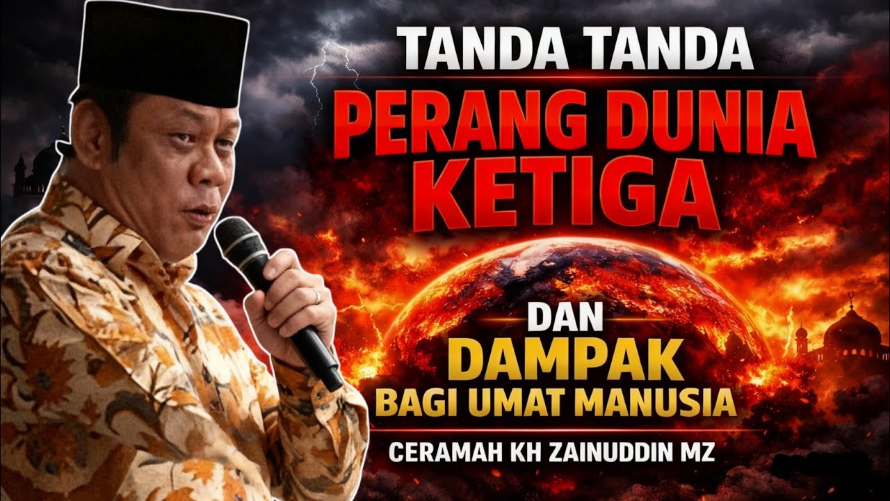 Ceramah Mengejutkan KH Zainuddin MZ Tentang Perang Dunia Ketiga