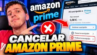 Cómo CANCELAR AMAZON PRIME en PC 💻 | Dar de BAJA la Suscripción