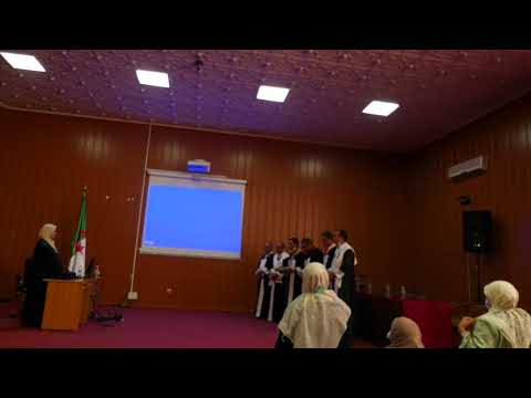 مناقشة ملف التأهيل الجامعي للباحثة نيقري غنية قسم الهندسة المدنية المداولة