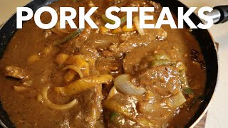 How to make Delicious  Smothered Pork Steaks