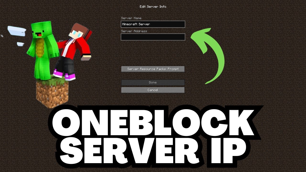 IP-адрес сервера Minecraft 1.21.9 OneBlock