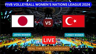 Japan Vs Turkey LIVE Score UPDATE Today 2024 FIVB Volleyball Women's Nations League May 15 2024