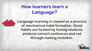 The Communicative Language Teaching CLT
