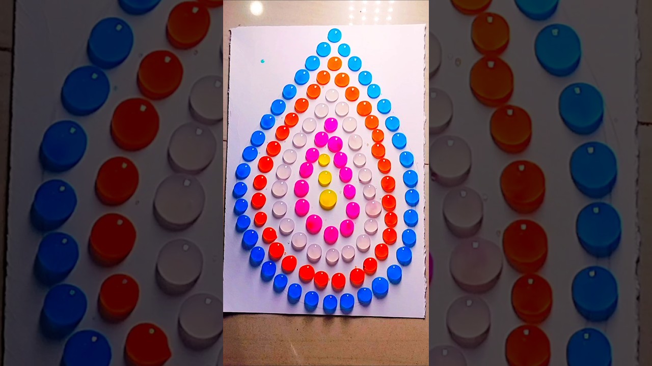 🎨The Art of Color Mixing: A Soothing Journey! 