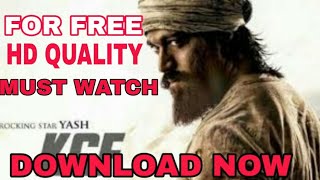 😍How to download K.G.F chapter 1 full movie|| hd quality||must watch