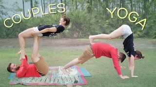 Couples Yoga Attempt