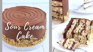 Sour cream cake recipe | chocolate ...