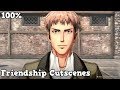 Attack on titan 2  jean 100 friendship cutscenes xbox one