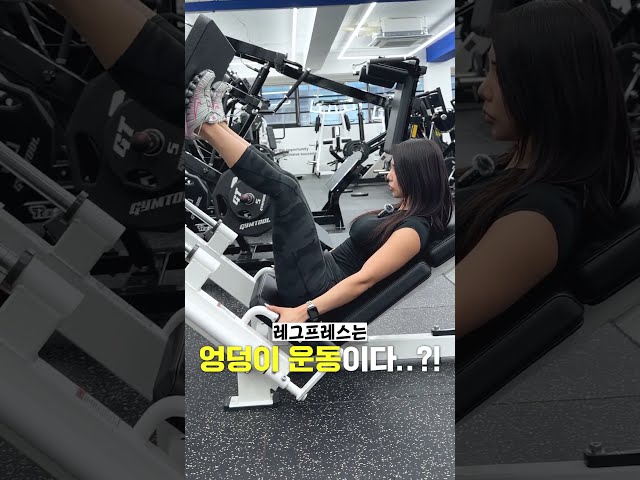 엉덩이 운동 = 레그프레스