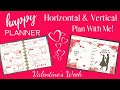 Happy Planner / Horizontal & Vertical Plan With Me!