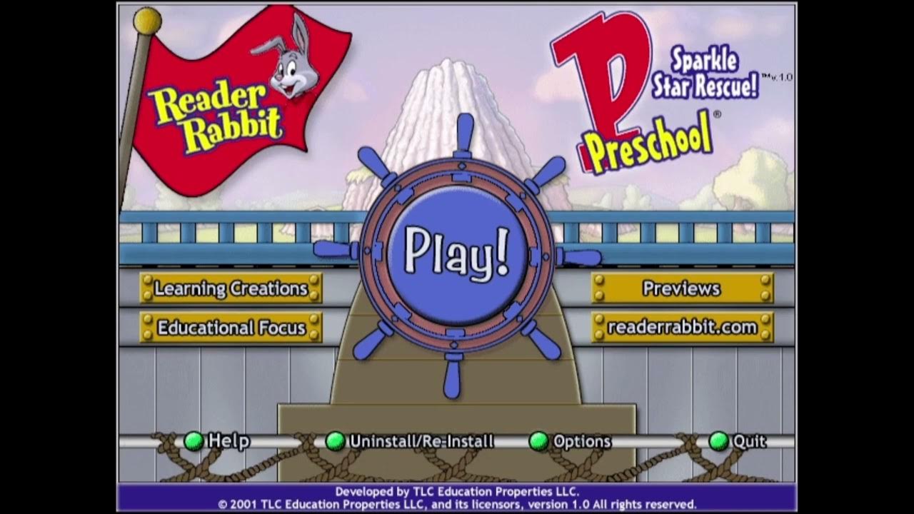 Reader rabbit preschool 2001 launcher theme youtube
