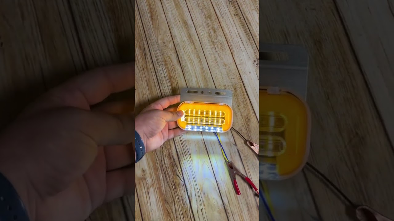 ➡️Габаритный фонарь MOVING SIDE LAMP 24V  желтый  (1шт) ❗️🔊