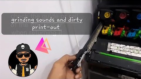 TOSHIBA e-studio 2010ac | grinding sound+dirty copy | ITB cleaner issue